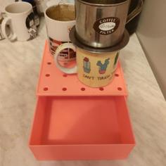 Mug Tray For Capillary Coffee Preparation 3D Printer Model