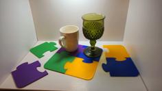 Puzzle Piece Coaster 3D Printer Model