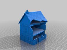 FOW Brick House V2 Damage 3D Printer Model