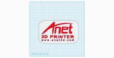 Anet Logo 3D Printer Model