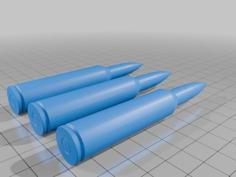 338 Lapua Magnum 3D Printer Model