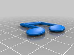 Musical Note 3D Printer Model