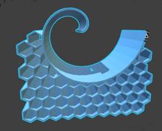 Debian Style Desktop Thing / Spiral Honeycomb 3D Printer Model