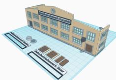 Ringlokschuppen / Anbau_V1 3D Printer Model