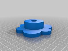 Lego Inspired Flower 3D Printer Model