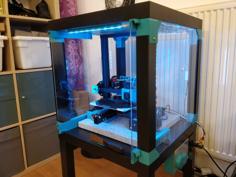 Slack Lack – The Lack Enclosure With Sliding Pocket Doors 3D Printer Model