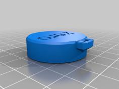 DJI Action4 Lens Cover 3D Printer Model