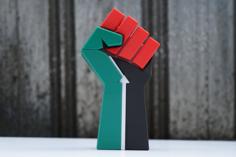 Palestinian Fist Of Solidarity, Resistance, And Liberation – Free And Liberate Palestine V2 3D Printer Model