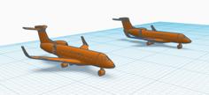 Gulfstream G650 For 1:400 Model Airports 3D Printer Model