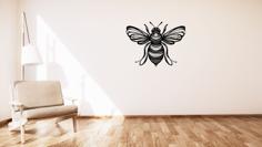 Bumble-bee Wall Decoration 3D Printer Model