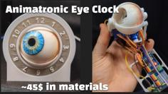 Animatronic Eye Clock 3D Printer Model