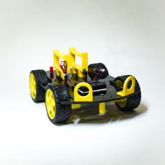 4WD Robotics Car Chassis 3D Printer Model