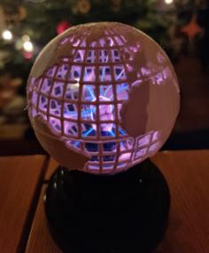 Plasma Earth Globe 3D Printer Model