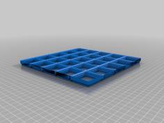 Stackable Gridfinity Base 3D Printer Model