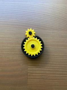 Small And Large Gear Set 3D Printer Model