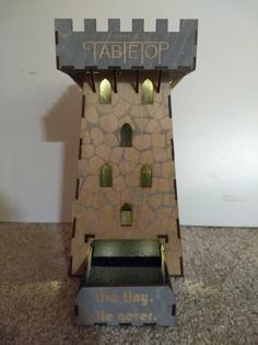 Laser Cut Dice Tower- Remix