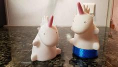 Unicorn Nightlight Battery Pack 3D Printer Model