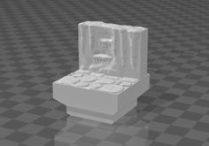 Basic Cavern Wall (Dungeon Blocks Compatible) 3D Printer Model