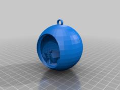 2023 Christmas Ornament 3D Printer Model