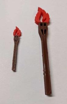 Tiki Torch 3D Printer Model