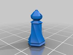 Travel Hexagon Chess Set 3D Printer Model