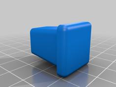 Square Pipe Plug 20x20x2 3D Printer Model