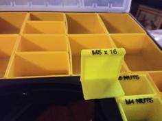 Organizer Tray / Box For Harbor Freight Organizer 3D Printer Model