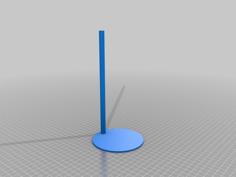 Simple Stand For Davision3d Skeleton 3D Printer Model