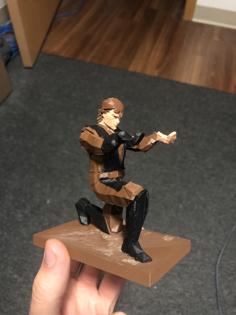 LowPoly Anakin Skywalker Pen Holder 3D Printer Model