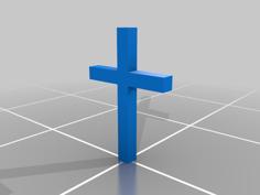 Christian Cross Protoype 3D Printer Model