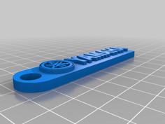 Yamaha Key Ring 3D Printer Model