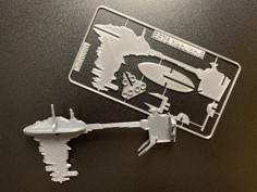 EF76 Nebulon-B Frigate Kit Card 3D Printer Model