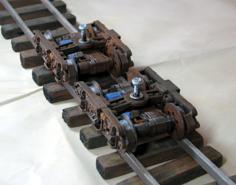 Narrow Gauge Powered Bogie Set 3D Printer Model