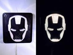 IRONMAN LED Light/Nighlight 3D Printer Model