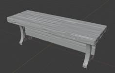 Medieval Table 3D Printer Model