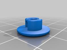 Crocs Heel Strap Button – Rivet – Pin – Clip – Connector 3D Printer Model