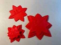 Flower Stencil/Templates For Quilting Or Art 3D Printer Model