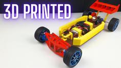 3D Printed RC Car Using Brushless Motor V2 3D Printer Model