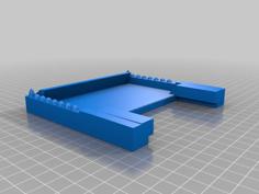 Short Tardis Dice Tower Tray 3D Printer Model