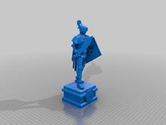 Old School Runescape Rune Armor Set Statue 3D Printer Model