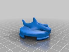 Button With Shark With Frickin Laser Beam 3D Printer Model