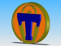 Tomorrowland Pin 3D Printer Model