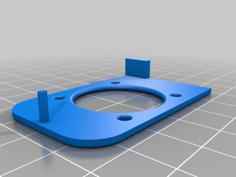 Raspberry Pi 3 Fan Adaptor 3D Printer Model