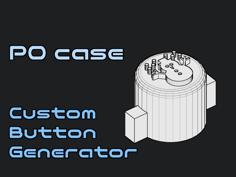 PO Custom Buttons 3D Printer Model