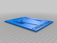 Choking Hazard Sign 3D Printer Model