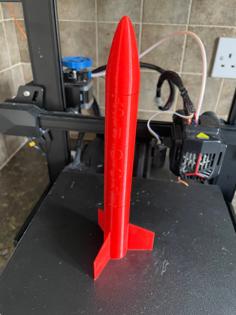 Simple Rocket For 18mm Engines 3D Printer Model