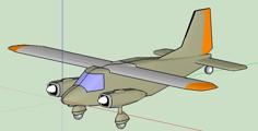 Dornier Do-28 Skyservant 3D Printer Model