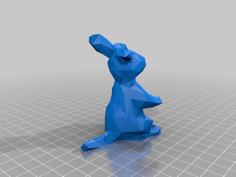 Low Poly Kangaroo 3D Printer Model