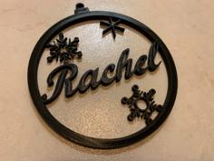 Christmas_Ornament_Personalized 3D Printer Model