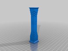 Dwarven Column And Ring 3D Printer Model